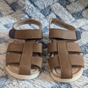 Brown Kids Cat & Jack Fisherman Sandals